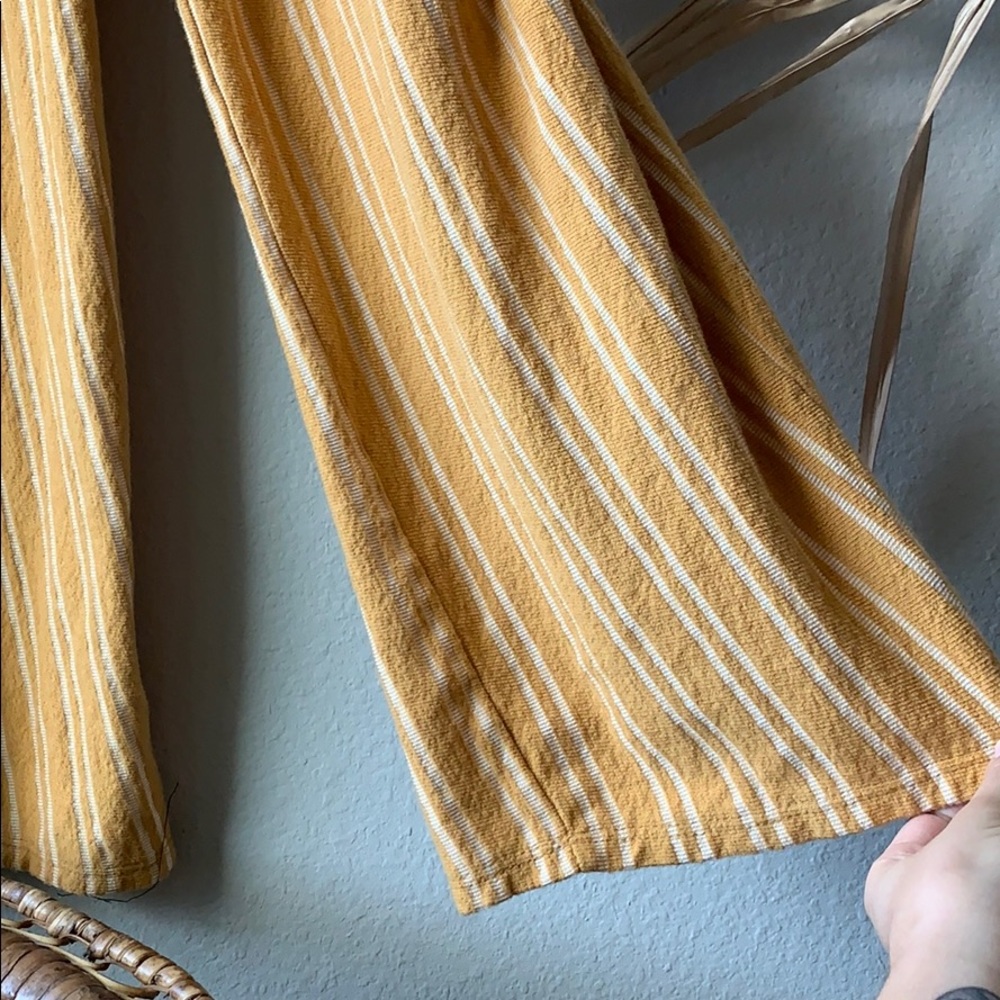 Caution To The Wind Striped Jumpsuit